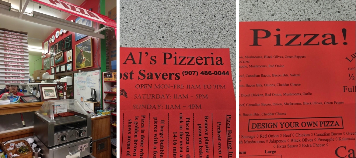 Big Al's Take & Bake Menu