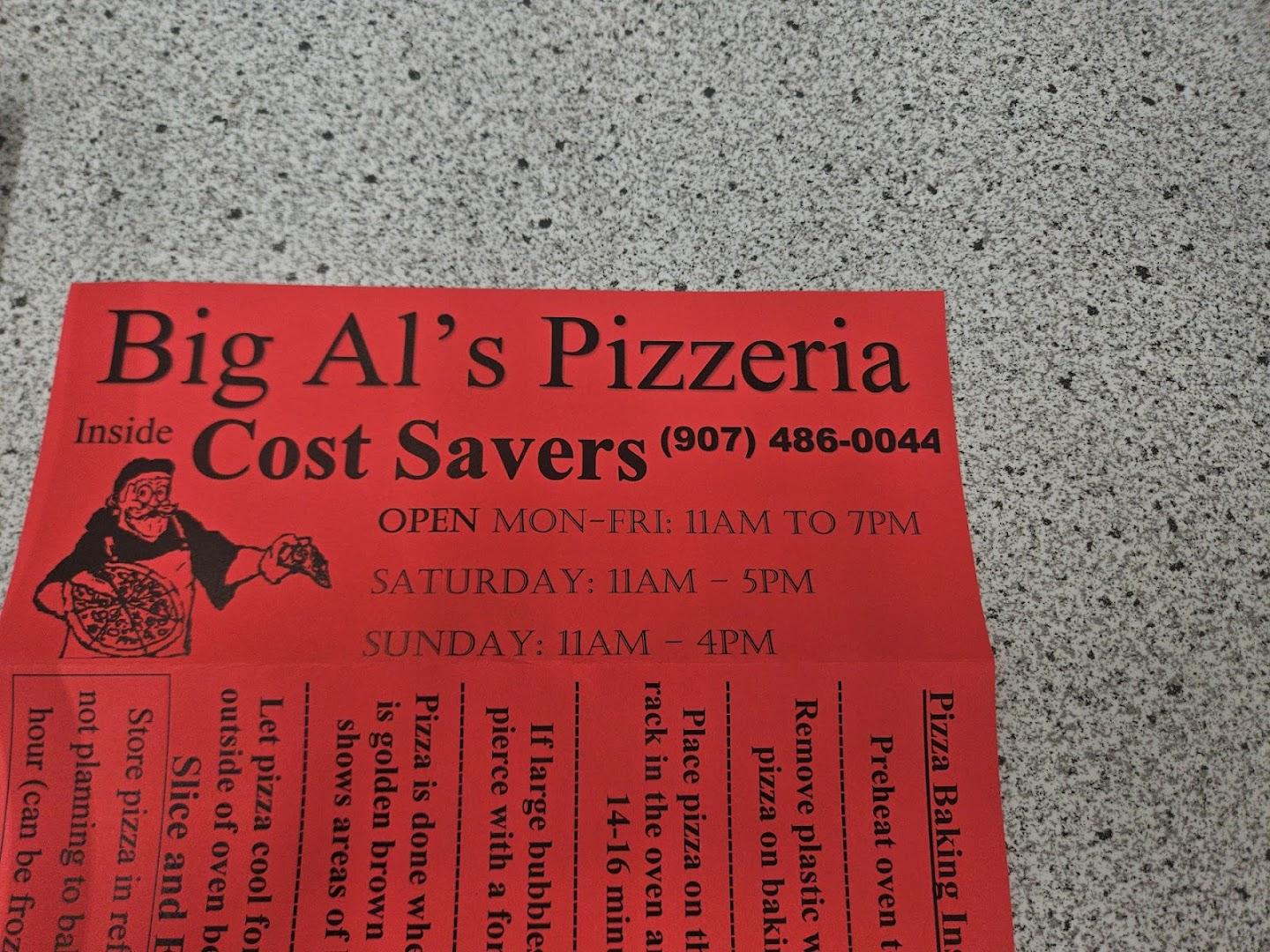 Big Al's Take & Bake Menu
